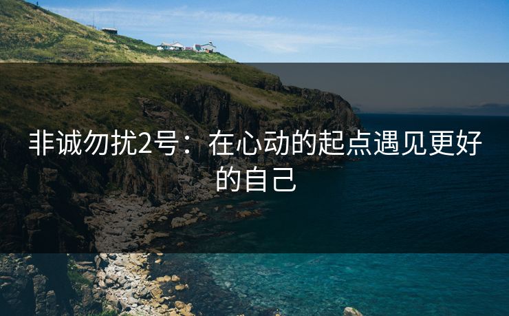 非诚勿扰2号：在心动的起点遇见更好的自己